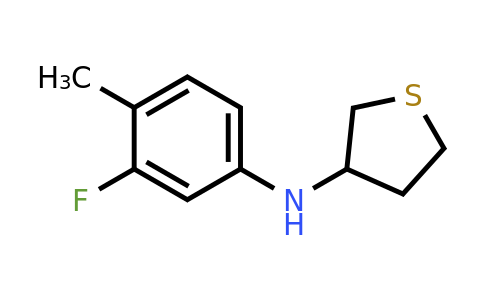 1021043-12-8 | n-(3-Fluoro-4-methylphenyl)tetrahydrothiophen-3-amine