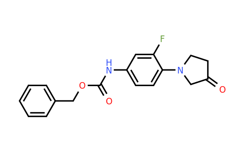 1021088-77-6 | Benzyl (3-fluoro-4-(3-oxopyrrolidin-1-yl)phenyl)carbamate
