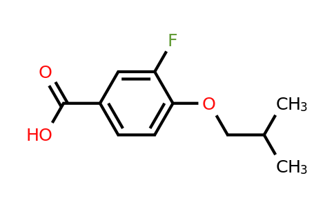 1021144-45-5 | 3-Fluoro-4-isobutoxybenzoic acid
