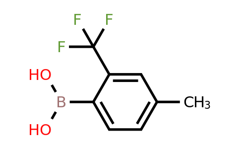 1021860-94-5 | (4-Methyl-2-(trifluoromethyl)phenyl)boronic acid