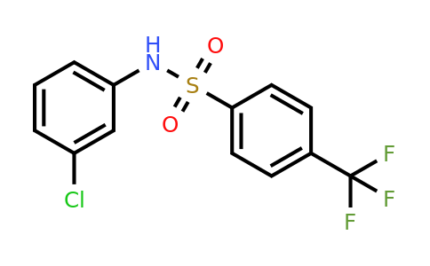 1022777-49-6 | N-(3-Chlorophenyl)-4-(trifluoromethyl)benzenesulfonamide