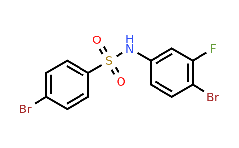 1024378-31-1 | 4-Bromo-n-(4-bromo-3-fluorophenyl)benzenesulfonamide