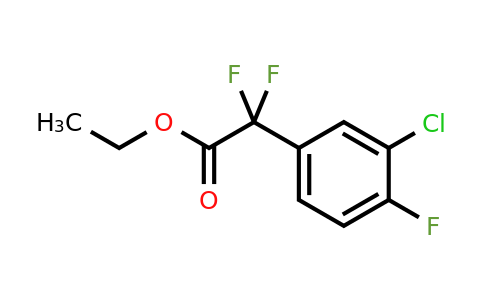 1027514-18-6 | Ethyl 2-(3-chloro-4-fluorophenyl)-2,2-difluoroacetate