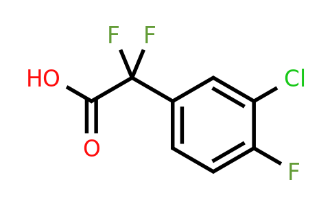 1027514-19-7 | 2-(3-Chloro-4-fluorophenyl)-2,2-difluoroacetic acid