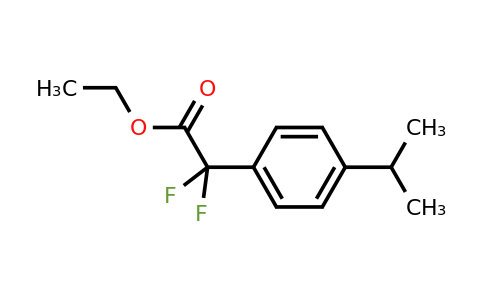 1027514-27-7 | Ethyl 2,2-difluoro-2-(4-isopropylphenyl)acetate
