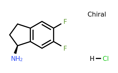 1029689-74-4 | (S)-5,6-Difluoro-2,3-dihydro-1H-inden-1-amine hydrochloride