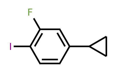1030383-32-4 | 4-Cyclopropyl-2-fluoro-1-iodobenzene