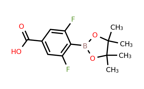 1031857-96-1 | 3,5-Difluoro-4-(4,4,5,5-tetramethyl-1,3,2-dioxaborolan-2-yl)benzoic acid