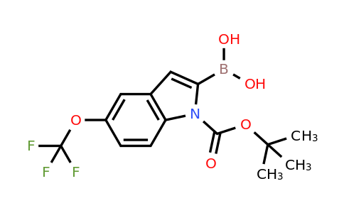 1034566-16-9 | (1-(tert-Butoxycarbonyl)-5-(trifluoromethoxy)-1H-indol-2-yl)boronic acid