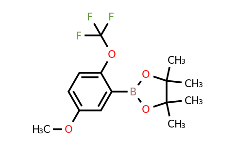 1034669-93-6 | 2-(5-Methoxy-2-(trifluoromethoxy)phenyl)-4,4,5,5-tetramethyl-1,3,2-dioxaborolane