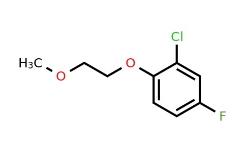 1036383-28-4 | 2-Chloro-4-fluoro-1-(2-methoxyethoxy)benzene