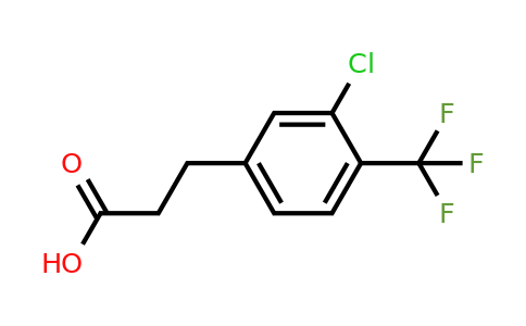 1036395-80-8 | 3-(3-Chloro-4-(trifluoromethyl)phenyl)propanoic acid