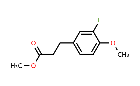 1036396-15-2 | Methyl 3-(3'-fluoro-4'-methoxyphenyl)propionate