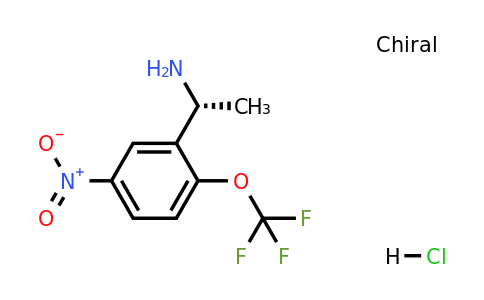 1037092-43-5 | (R)-1-(5-Nitro-2-(trifluoromethoxy)phenyl)ethanamine hydrochloride