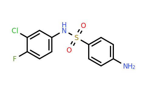 1037132-84-5 | 4-Amino-N-(3-chloro-4-fluorophenyl)benzenesulfonamide