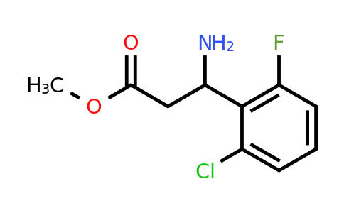 1038338-45-2 | Methyl 3-amino-3-(2-chloro-6-fluorophenyl)propanoate