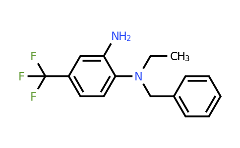 1038734-05-2 | N1-Benzyl-N1-ethyl-4-(trifluoromethyl)benzene-1,2-diamine