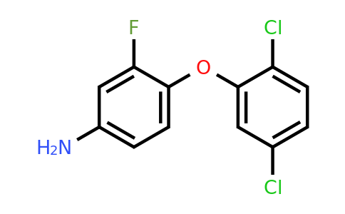 1039869-08-3 | 4-(2,5-Dichlorophenoxy)-3-fluoroaniline