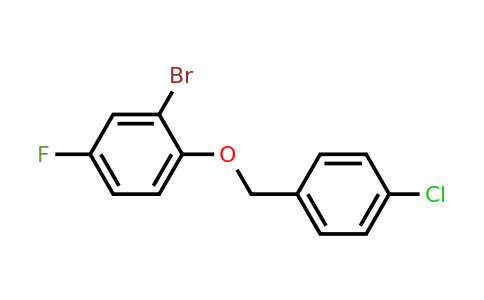 1040075-19-1 | 2-Bromo-1-((4-chlorobenzyl)oxy)-4-fluorobenzene