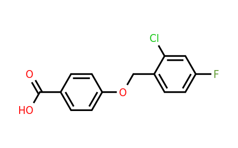 1041536-98-4 | 4-((2-Chloro-4-fluorobenzyl)oxy)benzoic acid
