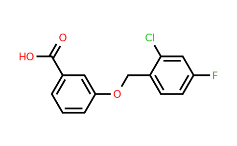 1041558-34-2 | 3-((2-Chloro-4-fluorobenzyl)oxy)benzoic acid