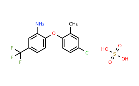 1042506-37-5 | 2-(4-Chloro-2-methylphenoxy)-5-(trifluoromethyl)aniline sulfate