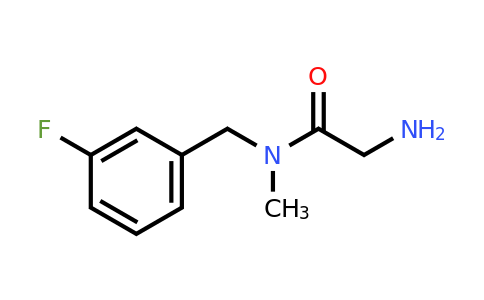 2-Amino-N-(3-fluorobenzyl)-N-methylacetamide