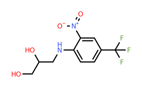 104333-00-8 | 3-((2-Nitro-4-(Trifluoromethyl)phenyl)amino)propane-1,2-diol