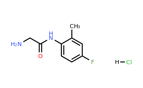 2-Amino-N-(4-fluoro-2-methylphenyl)acetamide hydrochloride