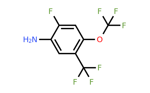 104678-70-8 | 2-Fluoro-4-trifluoromethoxy-5-(trifluoromethyl)aniline