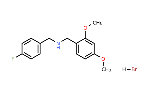 1051369-28-8 | N-(2,4-Dimethoxybenzyl)-1-(4-fluorophenyl)methanamine hydrobromide