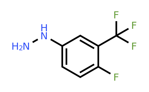 105224-02-0 | (4-Fluoro-3-(trifluoromethyl)phenyl)hydrazine