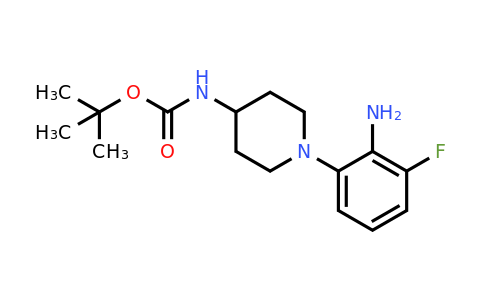 1052705-61-9 | tert-Butyl 1-(2-amino-3-fluorophenyl)piperidin-4-ylcarbamate