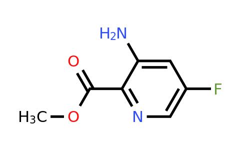 1052714-11-0 | Methyl 3-amino-5-fluoropicolinate