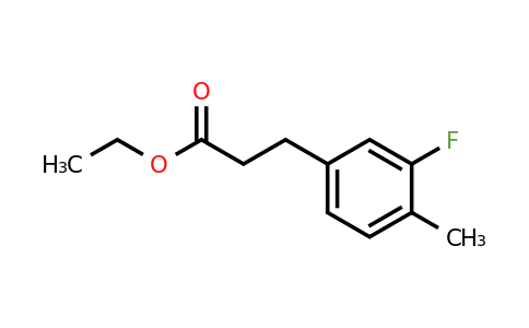 1057670-63-9 | Ethyl 3-(3'-fluoro-4'-methylphenyl)propionate