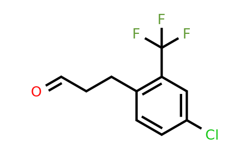 1057670-85-5 | 3-(4'-Chloro-2'-(trifluoromethyl)phenyl)propionaldehyde