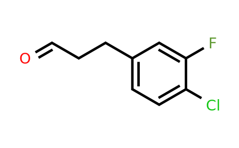 1057671-10-9 | 3-(4'-Chloro-3'-fluorophenyl)propionaldehyde