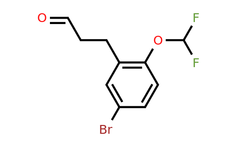1057671-21-2 | 3-(5'-Bromo-2'-(difluoromethoxy)phenyl)propionaldehyde