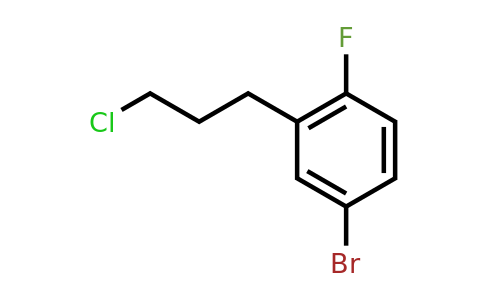 1057673-18-3 | 4-Bromo-2-(3-chloropropyl)fluorobenzene