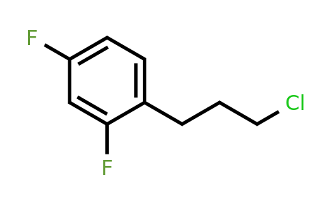 1057673-27-4 | 2,4-Difluoro(3-chloropropyl)benzene