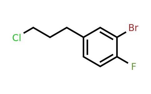 1057673-36-5 | 2-Bromo-4-(3-chloropropyl)fluorobenzene