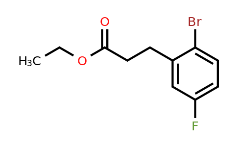 1057674-00-6 | Ethyl 3-(2-bromo-5-fluorophenyl)propanoate