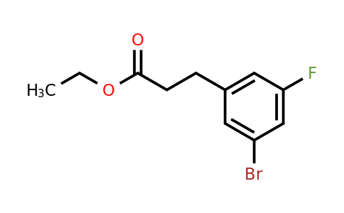 1057674-10-8 | Ethyl 3-(3'-bromo-5'-fluorophenyl)propionate