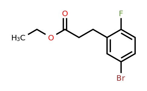 1057674-22-2 | Ethyl 3-(5'-bromo-2'-fluorophenyl)propionate