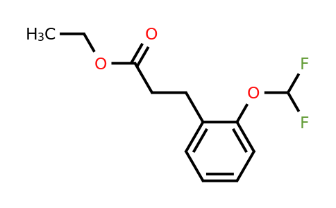 1057674-27-7 | Ethyl (2-(difluoromethoxy)phenyl)propanoate