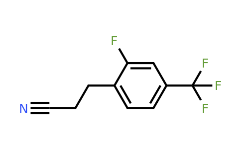 1057676-23-9 | 3-(2-Fluoro-4-(trifluoromethyl)phenyl)propanenitrile