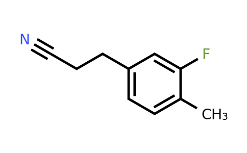 1057676-26-2 | 3-Fluoro-4-methylphenylpropanenitrile
