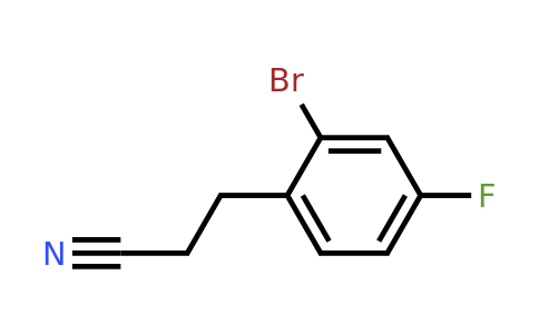 1057676-38-6 | 2-Bromo-4-fluorophenylpropanenitrile