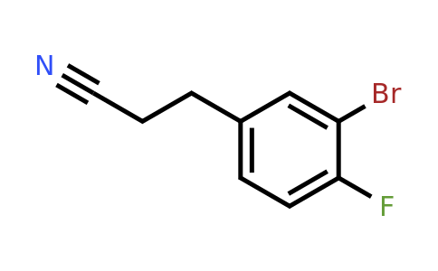 1057676-44-4 | 3-Bromo-4-fluorophenylpropanenitrile