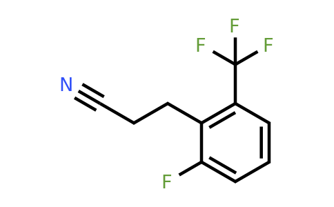 1057676-62-6 | 3-(2-Fluoro-6-(trifluoromethyl)phenyl)propanenitrile